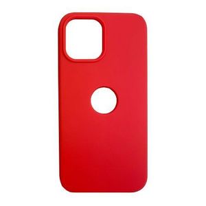 Puzdro Liquid TPU iPhone 12 Pro Max (6.7) - červené (výrez na logo) vyobraziť