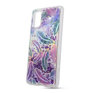 Puzdro Shimmer Design TPU Samsung Galaxy A41 A415 - lístie vyobraziť