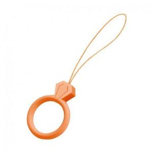 MG Diamond Ring prívesok na mobil, oranžový vyobraziť
