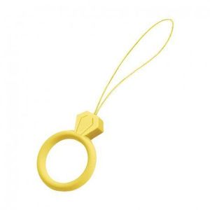 MG Diamond Ring prívesok na mobil, žltý vyobraziť