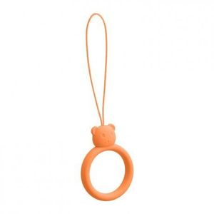 MG Bear Ring prívesok na mobil, oranžový vyobraziť