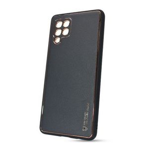 Puzdro Leather TPU Samsung Galaxy A42 A426 - čierne vyobraziť