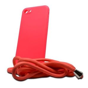 Puzdro Liquid Strap TPU iPhone 7/8/SE 2020/SE 2022 - červené vyobraziť