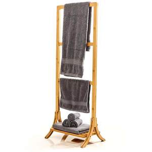Blumfeldt Vešiak uteráky, 3 tyčky uteráky, 40 x 104, 5 x 27 cm, rebríkový dizajn, bambus vyobraziť