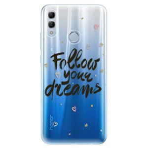 Odolné silikonové pouzdro iSaprio - Follow Your Dreams - black - Huawei Honor 10 Lite vyobraziť