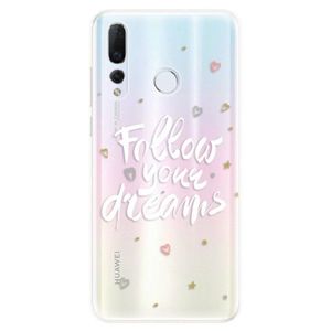 Odolné silikonové pouzdro iSaprio - Follow Your Dreams - white - Huawei Nova 4 vyobraziť