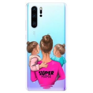 Odolné silikonové pouzdro iSaprio - Super Mama - Two Girls - Huawei P30 Pro vyobraziť