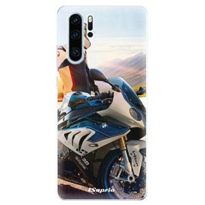 Odolné silikonové pouzdro iSaprio - Motorcycle 10 - Huawei P30 Pro vyobraziť