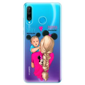 Odolné silikonové pouzdro iSaprio - Mama Mouse Blonde and Boy - Huawei P30 Lite vyobraziť