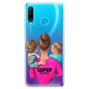 Odolné silikonové pouzdro iSaprio - Super Mama - Boy and Girl - Huawei P30 Lite vyobraziť