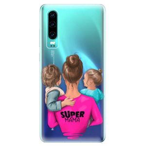 Odolné silikonové pouzdro iSaprio - Super Mama - Boy and Girl - Huawei P30 vyobraziť