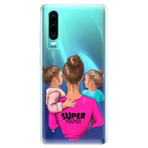 Odolné silikonové pouzdro iSaprio - Super Mama - Two Girls - Huawei P30 vyobraziť