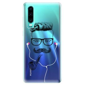 Odolné silikonové pouzdro iSaprio - Man With Headphones 01 - Huawei P30 vyobraziť