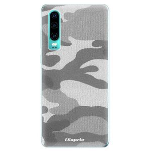 Odolné silikonové pouzdro iSaprio - Gray Camuflage 02 - Huawei P30 vyobraziť