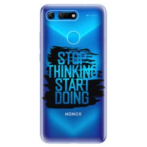 Odolné silikonové pouzdro iSaprio - Start Doing - black - Huawei Honor View 20 vyobraziť