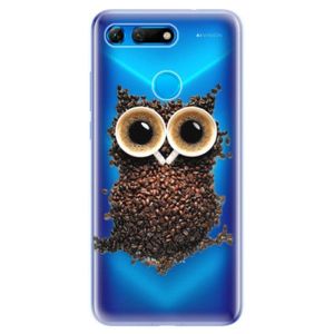 Odolné silikonové pouzdro iSaprio - Owl And Coffee - Huawei Honor View 20 vyobraziť