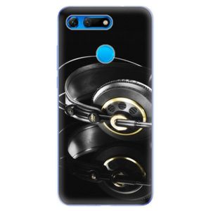 Odolné silikonové pouzdro iSaprio - Headphones 02 - Huawei Honor View 20 vyobraziť
