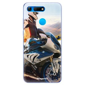 Odolné silikonové pouzdro iSaprio - Motorcycle 10 - Huawei Honor View 20 vyobraziť