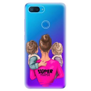 Odolné silikonové pouzdro iSaprio - Super Mama - Two Boys - Xiaomi Mi 8 Lite vyobraziť