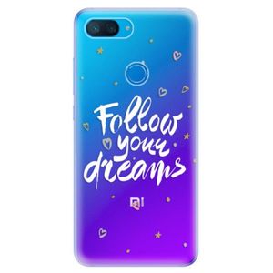 Odolné silikonové pouzdro iSaprio - Follow Your Dreams - white - Xiaomi Mi 8 Lite vyobraziť