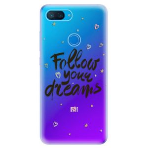 Odolné silikonové pouzdro iSaprio - Follow Your Dreams - black - Xiaomi Mi 8 Lite vyobraziť