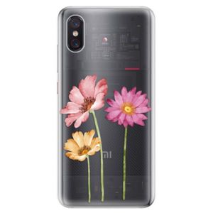 Odolné silikonové pouzdro iSaprio - Three Flowers - Xiaomi Mi 8 Pro vyobraziť
