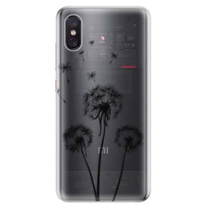 Odolné silikonové pouzdro iSaprio - Three Dandelions - black - Xiaomi Mi 8 Pro vyobraziť
