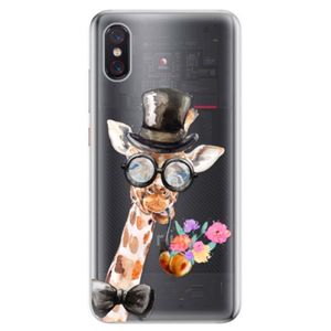 Odolné silikonové pouzdro iSaprio - Sir Giraffe - Xiaomi Mi 8 Pro vyobraziť