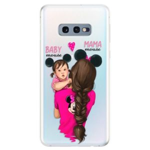 Odolné silikonové pouzdro iSaprio - Mama Mouse Brunette and Girl - Samsung Galaxy S10e vyobraziť