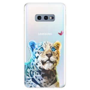 Odolné silikonové pouzdro iSaprio - Leopard With Butterfly - Samsung Galaxy S10e vyobraziť