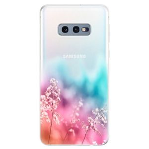Odolné silikonové pouzdro iSaprio - Rainbow Grass - Samsung Galaxy S10e vyobraziť