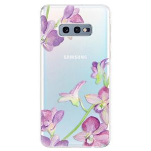 Odolné silikonové pouzdro iSaprio - Purple Orchid - Samsung Galaxy S10e vyobraziť