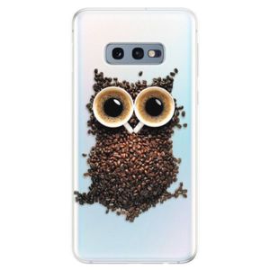 Odolné silikonové pouzdro iSaprio - Owl And Coffee - Samsung Galaxy S10e vyobraziť