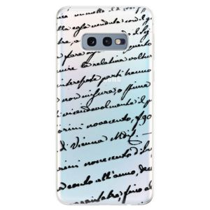 Odolné silikonové pouzdro iSaprio - Handwriting 01 - black - Samsung Galaxy S10e vyobraziť