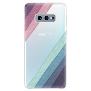Odolné silikonové pouzdro iSaprio - Glitter Stripes 01 - Samsung Galaxy S10e vyobraziť