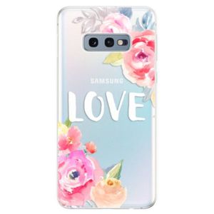 Odolné silikonové pouzdro iSaprio - Love - Samsung Galaxy S10e vyobraziť