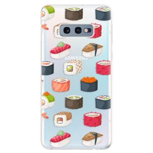 Odolné silikonové pouzdro iSaprio - Sushi Pattern - Samsung Galaxy S10e vyobraziť