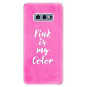 Odolné silikonové pouzdro iSaprio - Pink is my color - Samsung Galaxy S10e vyobraziť