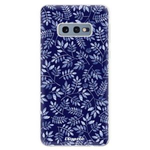 Odolné silikonové pouzdro iSaprio - Blue Leaves 05 - Samsung Galaxy S10e vyobraziť