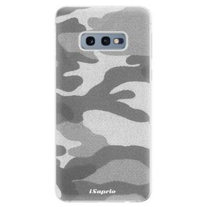 Odolné silikonové pouzdro iSaprio - Gray Camuflage 02 - Samsung Galaxy S10e vyobraziť