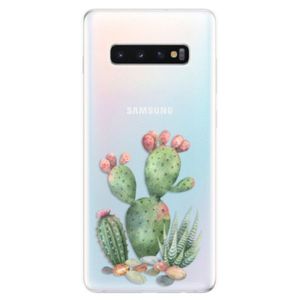 Odolné silikonové pouzdro iSaprio - Cacti 01 - Samsung Galaxy S10+ vyobraziť