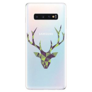 Odolné silikonové pouzdro iSaprio - Deer Green - Samsung Galaxy S10+ vyobraziť