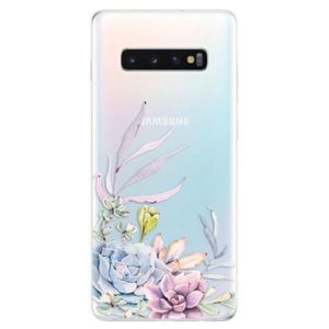 Odolné silikonové pouzdro iSaprio - Succulent 01 - Samsung Galaxy S10+ vyobraziť