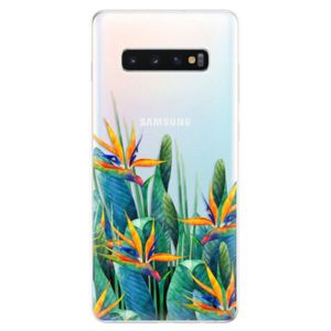 Odolné silikonové pouzdro iSaprio - Exotic Flowers - Samsung Galaxy S10+ vyobraziť