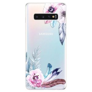 Odolné silikonové pouzdro iSaprio - Flower Pattern 04 - Samsung Galaxy S10+ vyobraziť