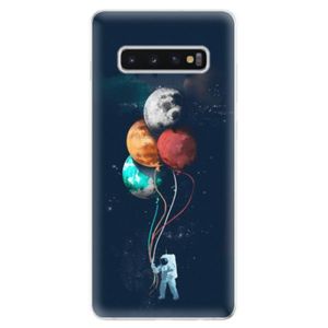 Odolné silikonové pouzdro iSaprio - Balloons 02 - Samsung Galaxy S10+ vyobraziť
