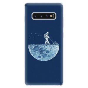 Odolné silikonové pouzdro iSaprio - Moon 01 - Samsung Galaxy S10+ vyobraziť