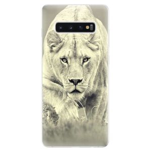 Odolné silikonové pouzdro iSaprio - Lioness 01 - Samsung Galaxy S10+ vyobraziť