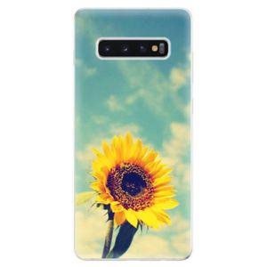 Odolné silikonové pouzdro iSaprio - Sunflower 01 - Samsung Galaxy S10+ vyobraziť