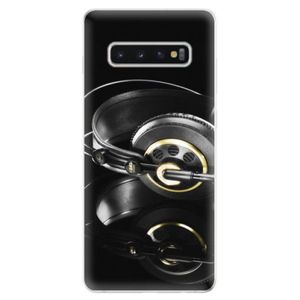 Odolné silikonové pouzdro iSaprio - Headphones 02 - Samsung Galaxy S10+ vyobraziť
